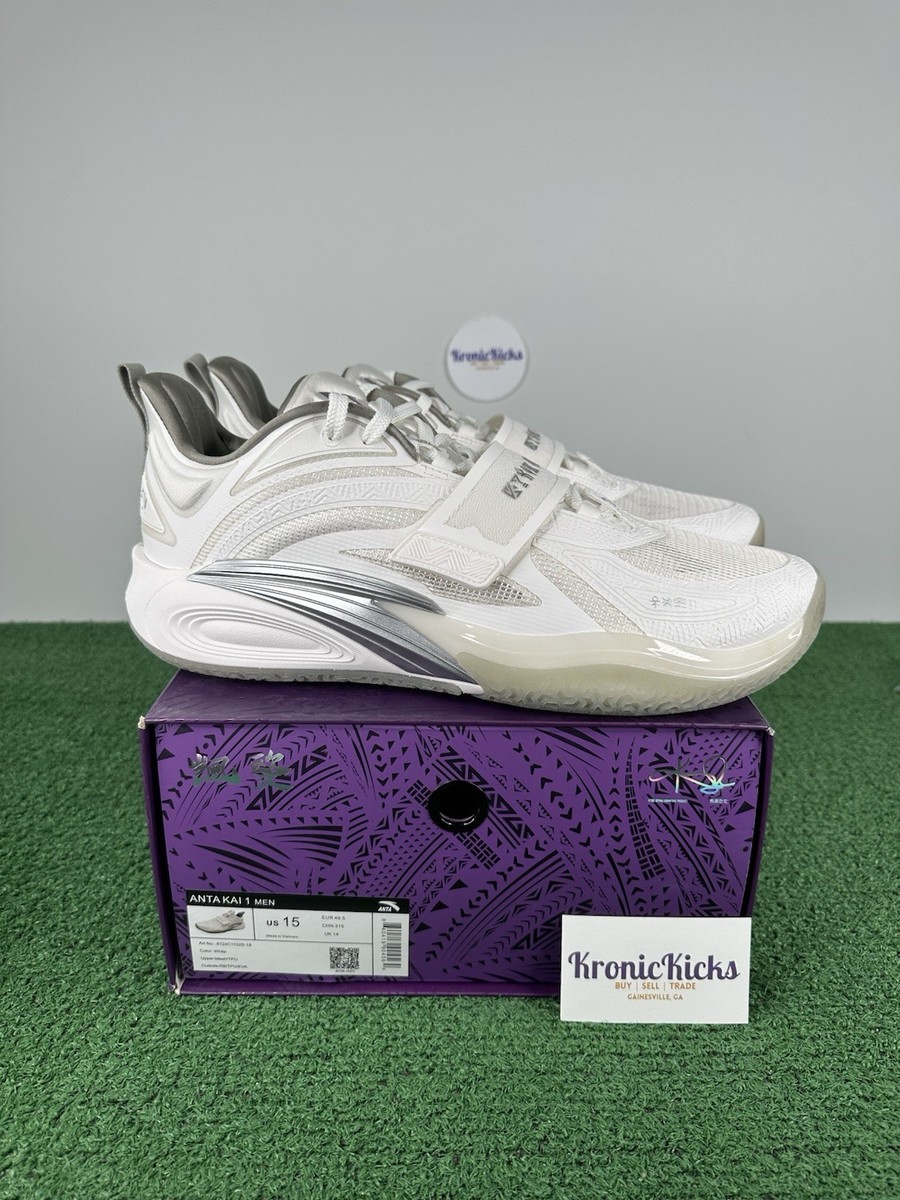 Size 15 - Anta Kai 1 Triple White Yang - New | eBay