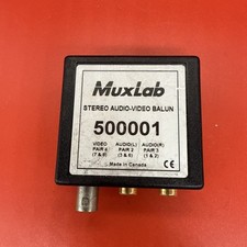 MuxLab 500001 Stereo Audio Video A/V Balun