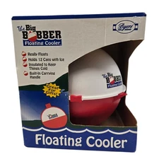 The Big Bobber Floating Insulated Cooler Red White Byers Ice Chest 1701