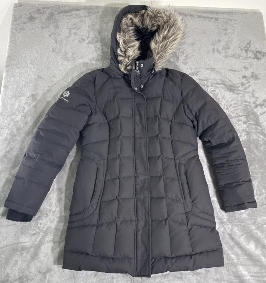 Capuz de pele Free Country feminino tamanho médio Power Down Series acolchoado Parka Mob esposa - Imagem 2 de 4