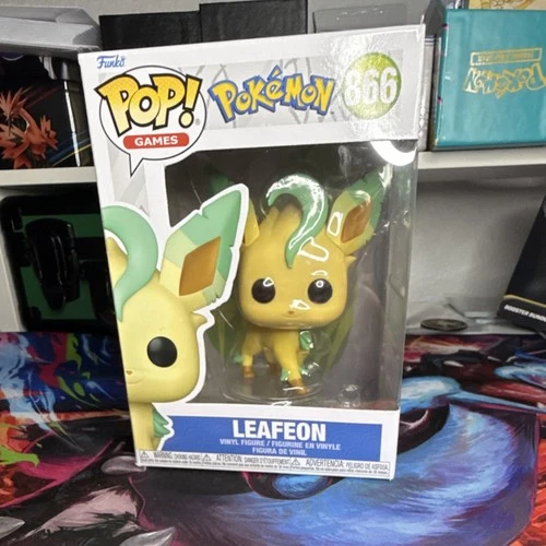 Funko Pop! Games Pokémon Leafeon #866 Vinyl Figure Video Games Animation Vinyl