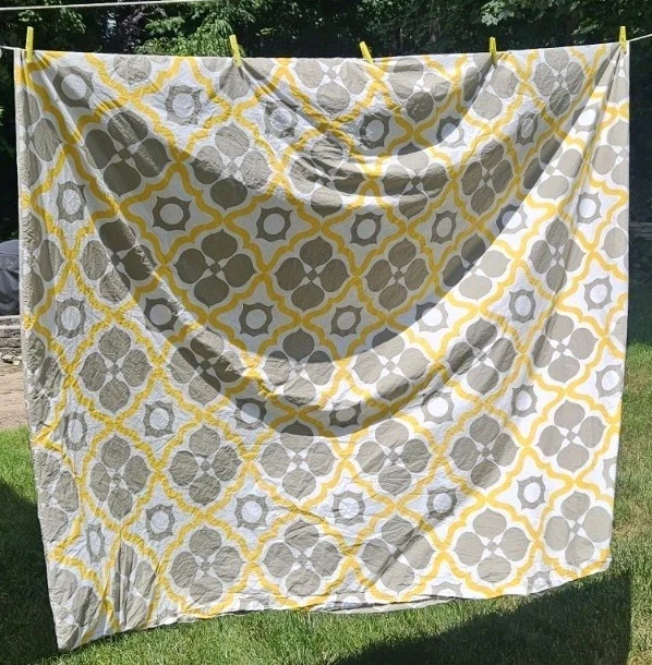 Happy Chic by Jonathan Adler LOLA Queen Reversible Duvet Cover ~ 92" X 88" - Image 3 of 4