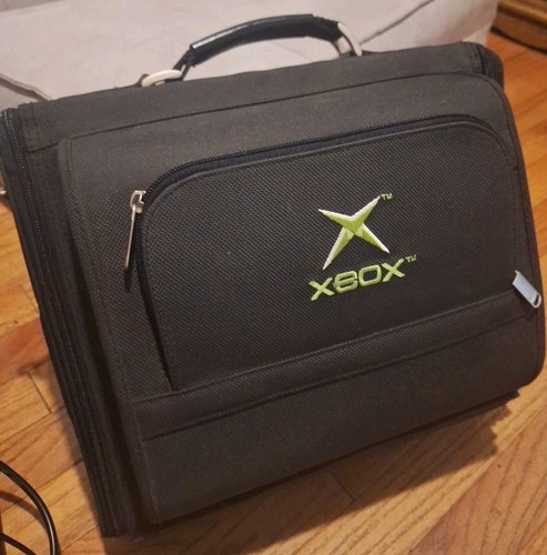 Original Xbox Console Bag Carrying Case OEM 1st Party Microsoft Travel Official