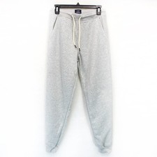 J.Crew Men's Double-Knit Sweatpant Fleece Gray Joggers Pocket Medium