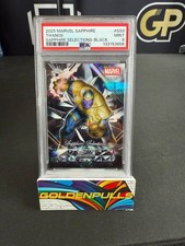 2025 Topps Chrome Marvel Sapphire Selections Thanos Black /10 SS-9 PSA 9