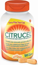 Citrucel Fiber Therapy Caplets for Irregularity, Methylcellulose , 180 Count