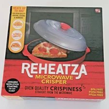 NEW in Box 10" REHEATZA Non-Stick Microwave Crisper