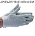 JEWELLERS JEWELLERY + WATCH HANDLEING WHITE MICROFIBRE NYLON SOFT GLOVES