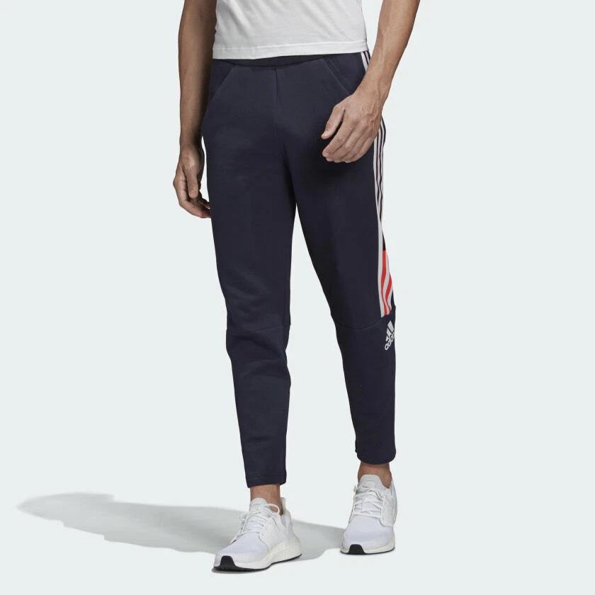 adidas Performance Mens Sports Slim Tapered Fit Jogging Bottom