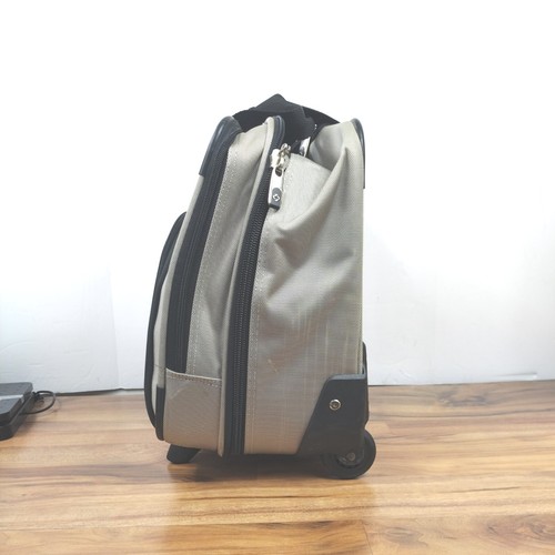 Samsonite 1910 Tan Beige Light Expandable Carry-on Luggage Excellent Cond. - Picture 4 of 20