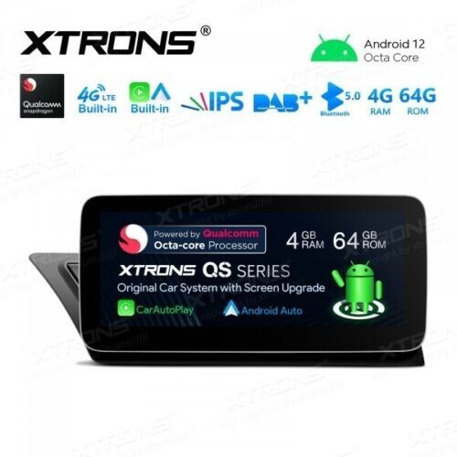 Autorradio Coche Tableta GPS Audi A4 A5 Android 12 4GB RAM Wifi 4G Xtrons - Imagen 4 de 12