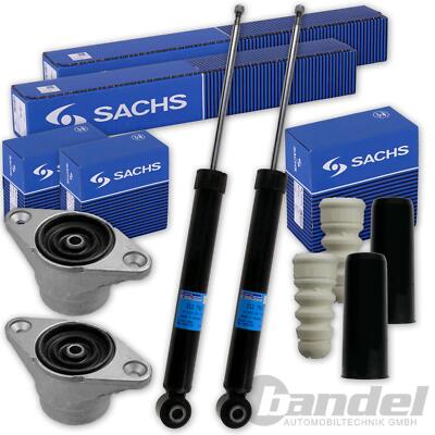 2x SACHS STOSSDÄMPFER + DOMLAGER + PROTECTION KIT HINTEN für AUDI A4 B6 8E2 8E5