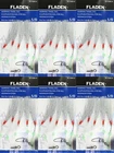 6 Silver Herring Feathers Tinsel 5 Hook Size 1/0 Rig Fishing Mackerel