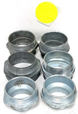 ASSORTED LOT STEEL/STAINLESS STEEL COUPLING  LOT OF 6 