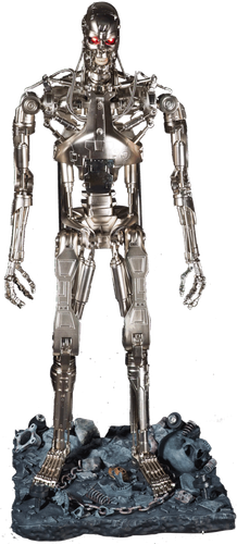 Terminator T-800 Endoskeleton 1/2 Scale Diecast Electronic Pre-Built Agora Model - 第 1/6 張圖片