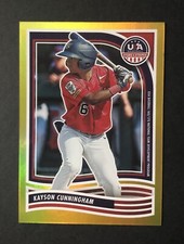 2024 Panini Stars and Stripes - (Kayson Cunningham) #147 Gold (4/10) Texas