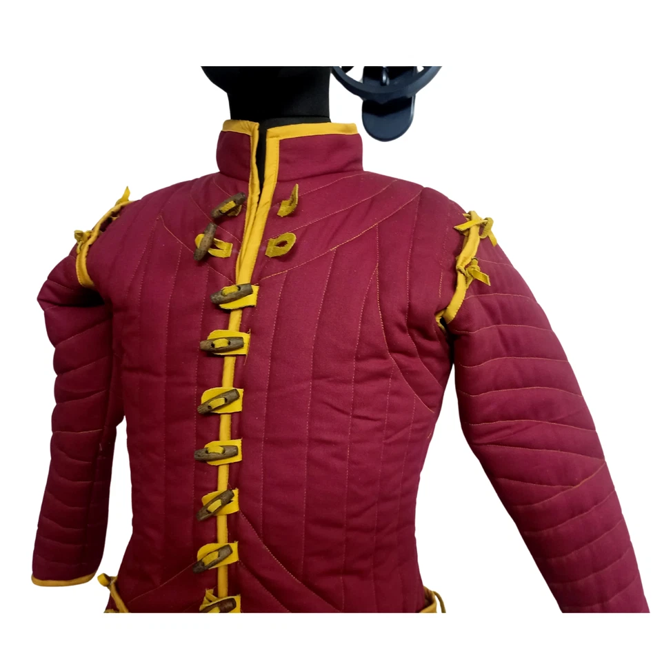 Medieval Fantasy Jacket Cosplay Reenactment Apparel - LARP Reenactment Jacket fo - Image 3 of 4