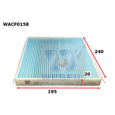 WESFIL CABIN AIR FILTER FOR HYUNDAI ACCENT MC G4ED i30 GD D4NB D4FB G4NB D4NC