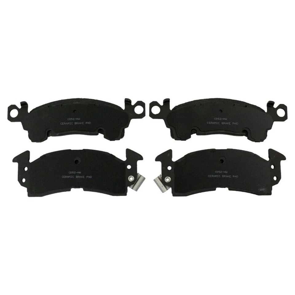 TRQ New Front Premium Ceramic Brake Pad For 1968-2002 Buick Cadillac Chevy GMC - Image 4 of 4