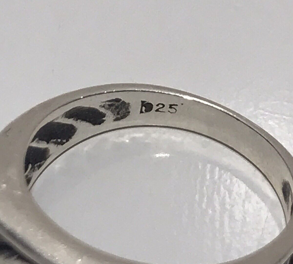 Sterling Silver Rope Texture Ring Size 7 - image 10