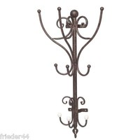 Garderobe Hakenleiste Eisen Braun Landhaus Wandgarderobe Kleiderhaken 95260