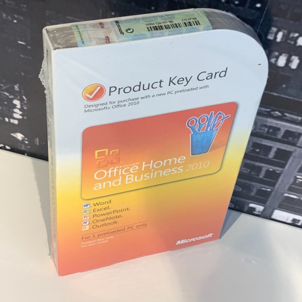 Microsoft Office 2010 Home Business PKC Word Excel PowerPoint Outlook 365 Sealed - Image 2 of 4
