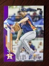 2020 Topps Update Cy Sneed Purple Parallel Meijer RC Rookie U-224 Astros