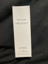 Tan-Luxe The Body Illuminating Self Tan Drops Serum Light/Medium 1.01oz 30ml NIB
