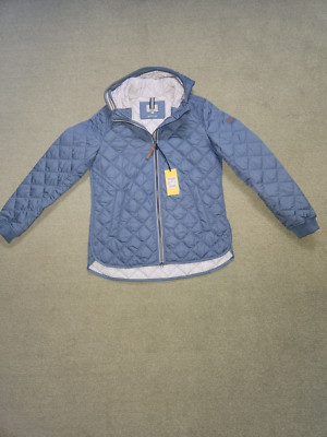 Steppjacke Camel Active mit Diamant Steppung Damen 38 NEU mit Etikett, blau 