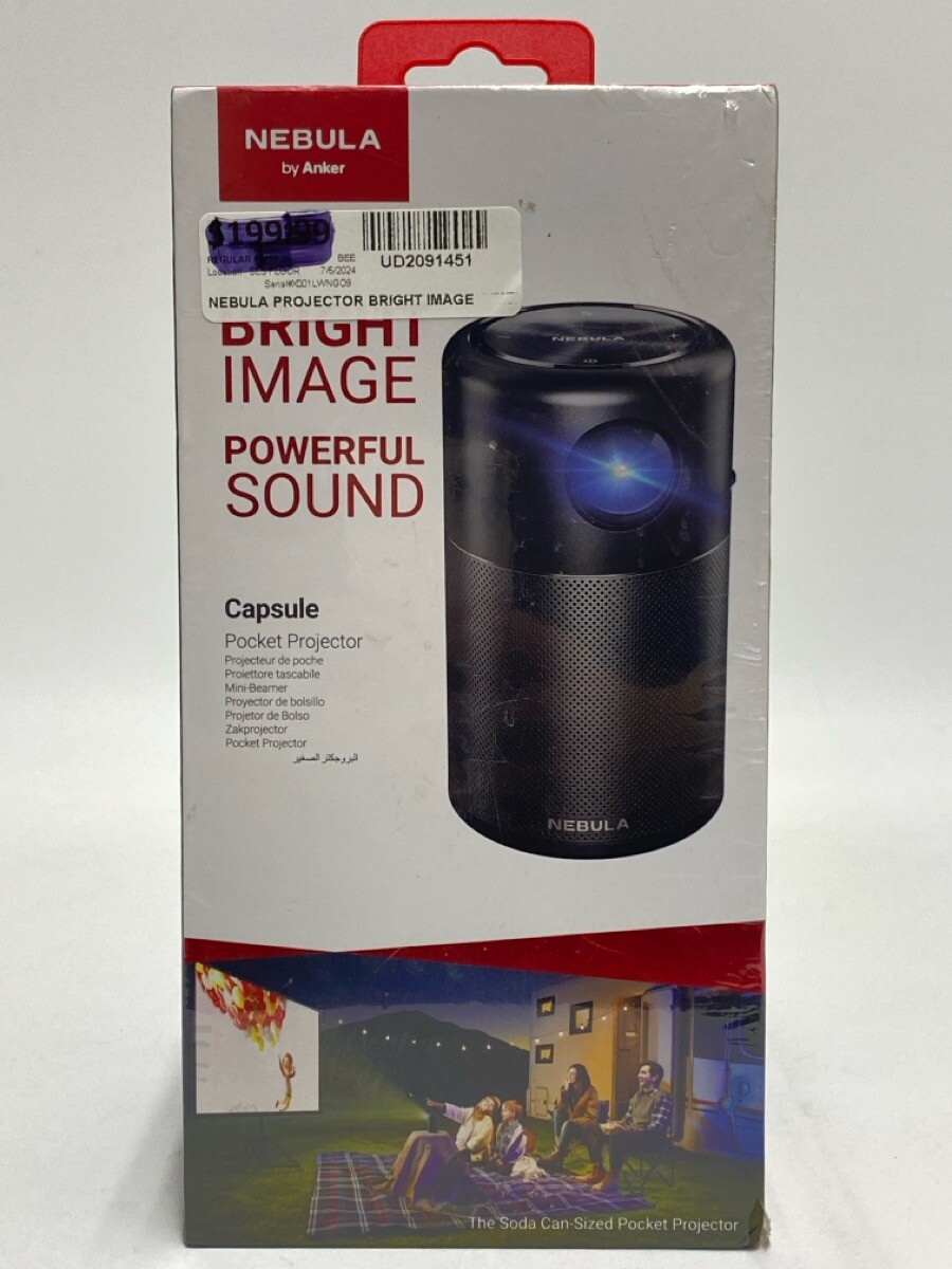 Anker Nebula Capsule Smart Portable Wi-Fi Mini Projector 100