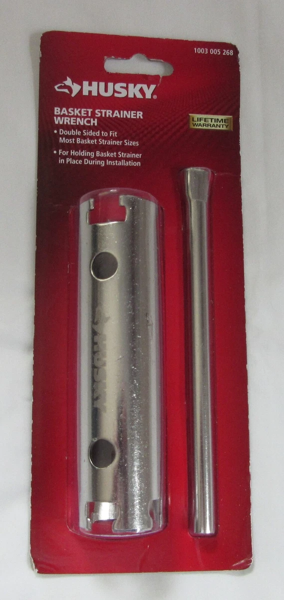 Husky Basket Strainer Wrench double sided 1 1 4