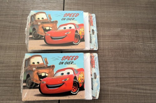 2x Disney Pixar Cars 8 inviti festa e 8 biglietti di ringraziamento con buste segno distintivo - Foto 5 di 5