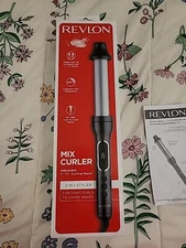 Revlon Curler Adjustable 1"-1.5" Curling Wand  NIB 2 in 1 Styler Tight to Loose