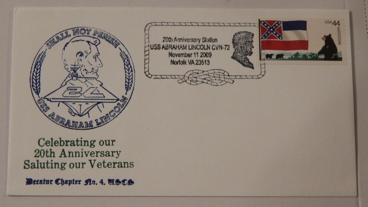 USS Abraham Lincoln 記念 LCDR AL RUIZ USS Abraham Lincoln (CVN 72) 20th anniversary commissioning