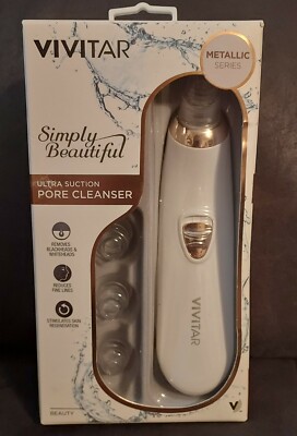 VIVITAR ULTRA SUCTION PORE CLEANSER REMOVES BLACKHEADS & WHITEHEADS/FINE LINES
