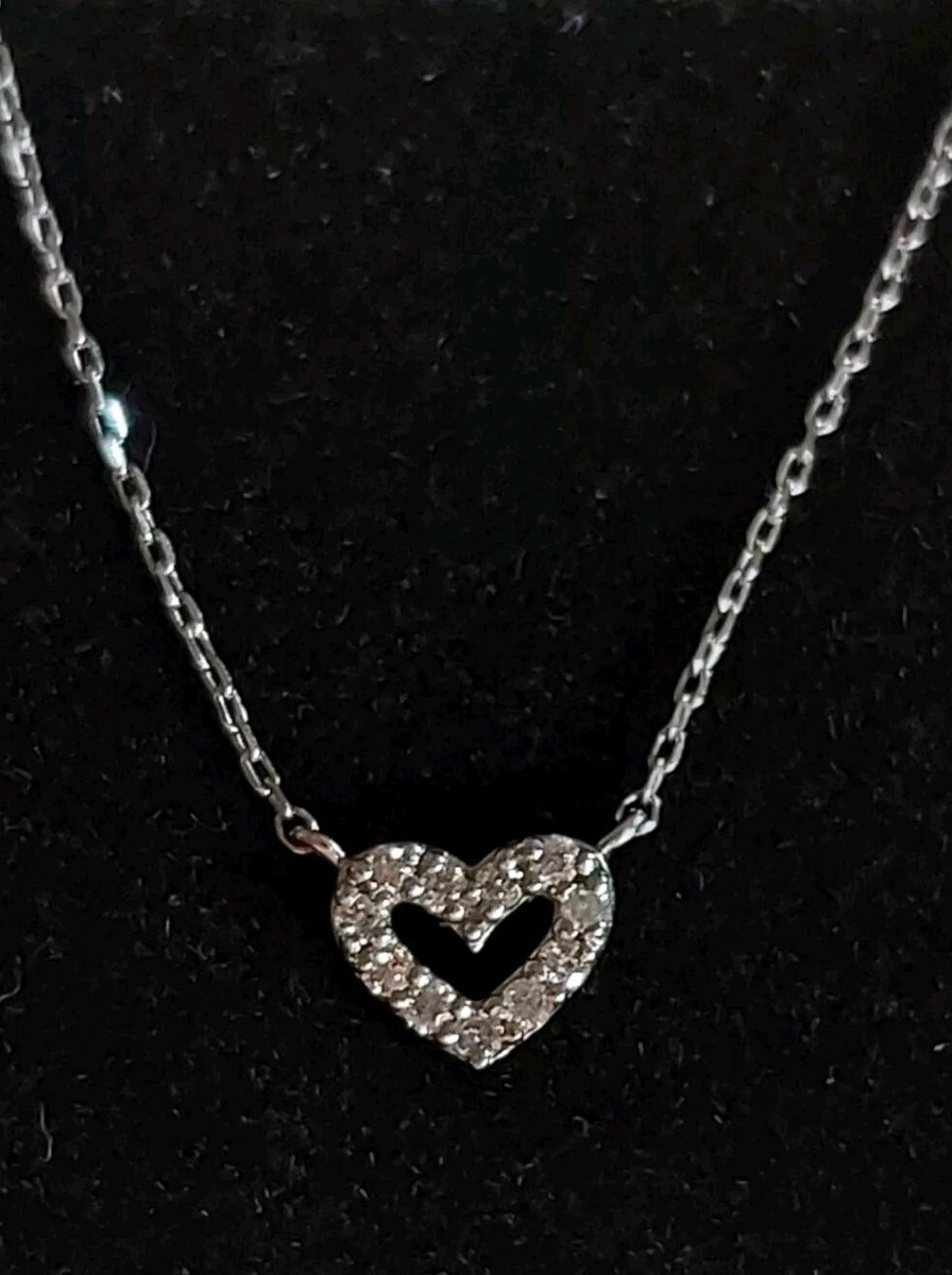 4℃ pt850 4℃ Pt850 ダイヤ付 ネックレス 40cm 2.2g