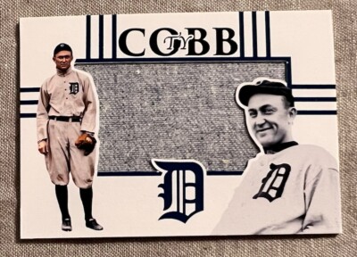 Custom Ty Cobb Detroit Tigers Jersey Patch Card Art TC7 | eBay