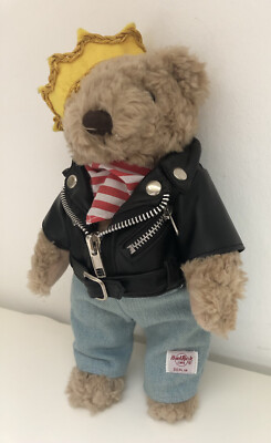 Hard Rock Café Teddy Bär - Berlin Teddybär - Harrington Jeans - Plüsch