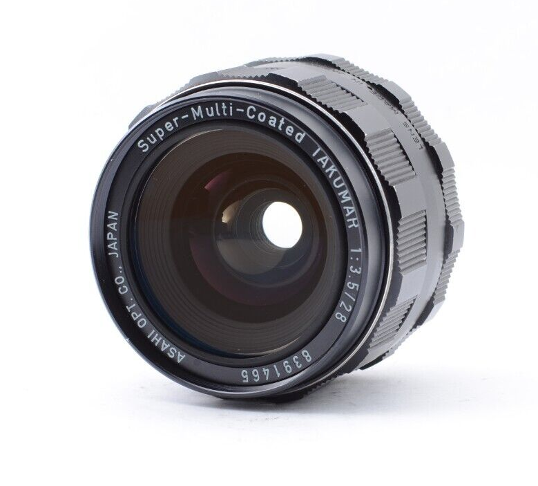 Top Mint】Pentax smc TAKUMAR 28mm f/3.5 for M42 Wide Angle From