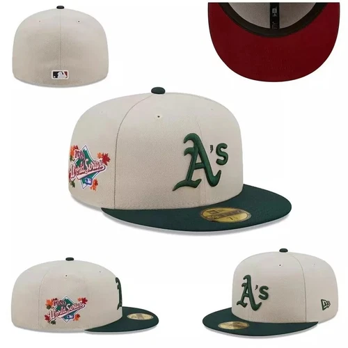 Neu Oakland Athletics Baseball Ära Mütze 59FIFTY eng anliegende Mütze -5950-16 - Bild 19 von 41