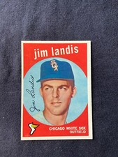 Beautiful pack fresh 1959 Topps  Est NM-MT #493 Jim Landis #1