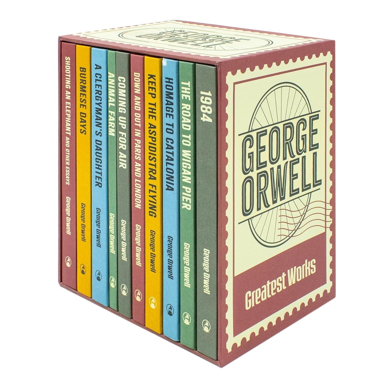 Greatest Works Of George Orwell 10 Books Hardback Collection Set Animal Farm