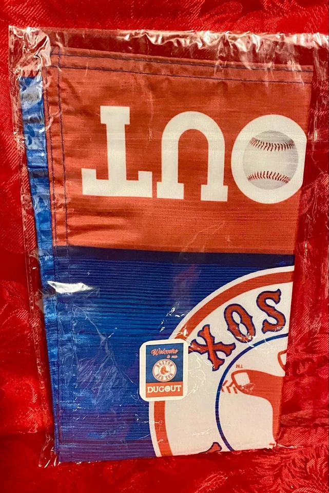 Boston Red Sox Dugout Double Sided Garden Flag 12” x 18” MLB New In Package - Image 3 of 4