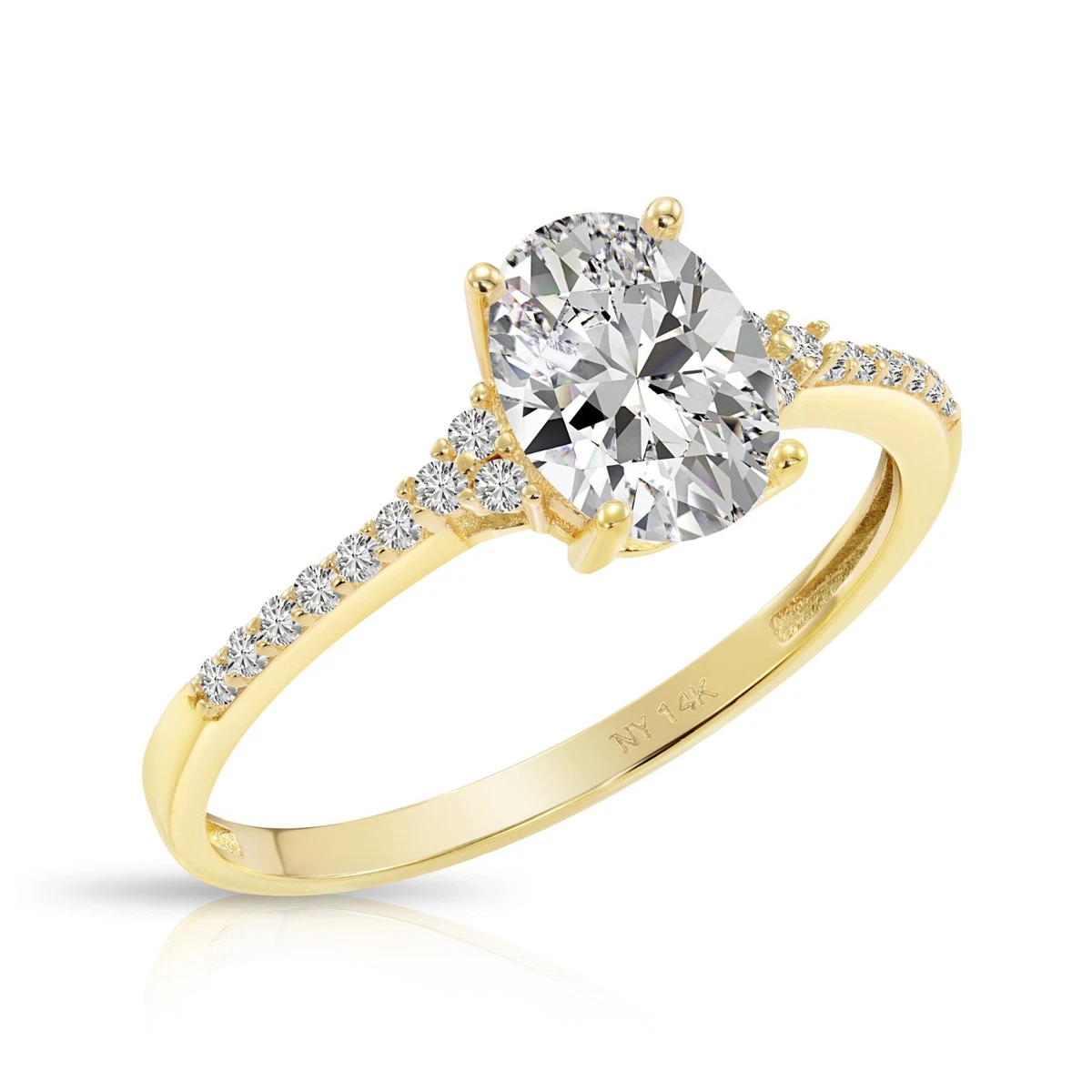 25+ Cubic Zirconia Gold 5 Ring Fashion Rings for sale | Updated