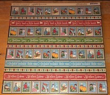 Graphic 45 Scrapbook Mother Goose Coll. Playful Postage 25 sheets 12"x12"