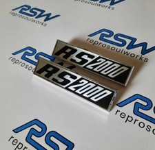 FORD ESCORT MK1 RS2000 CAR BADGES - SET OF 2