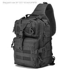 Tactical Sling Bag Pack Military Rover Shoulder Backpack EDC Molle Assault Bag