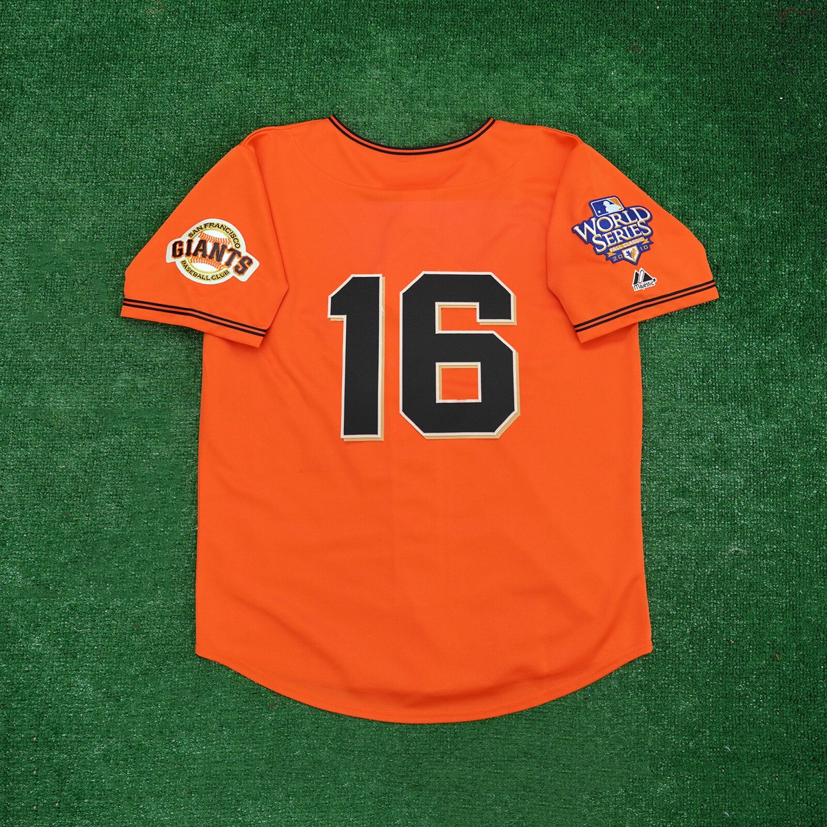 Edgar Renteria 2010 San Francisco Giants Men's Alt Orange World Series  Jersey