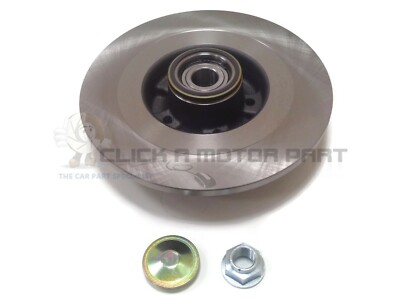 RENAULT GRAND ESPACE 2003-2012 REAR 1 BRAKE DISC WITH WHEEL BEARING ABS RING NEW