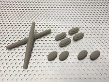LINEGEAR Complete Replacement Rubber Set for Oakley Mars - Sand Gray [MA-CRS-SG]